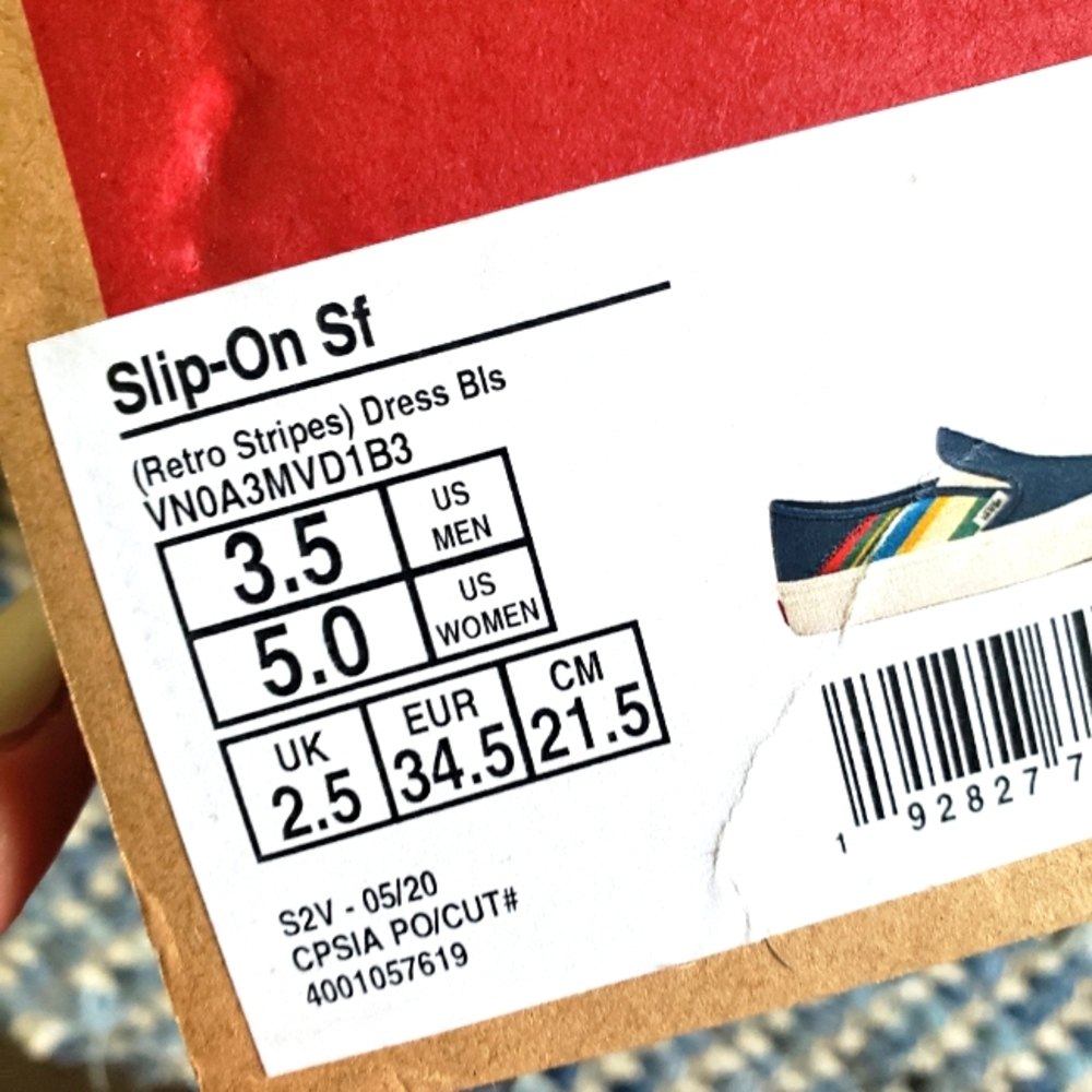 Vans slip on
